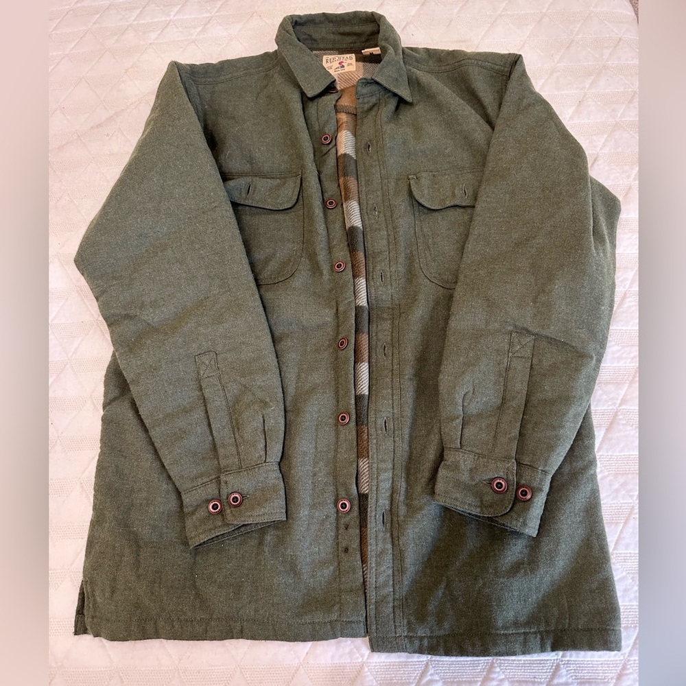 Red Head - Men’s Flannel Lined Button Down Shirt